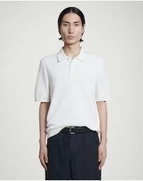 COS - Textured Knitted Cotton Polo Shirt