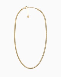Skagen - Moderne Stak Gold Tone Necklace