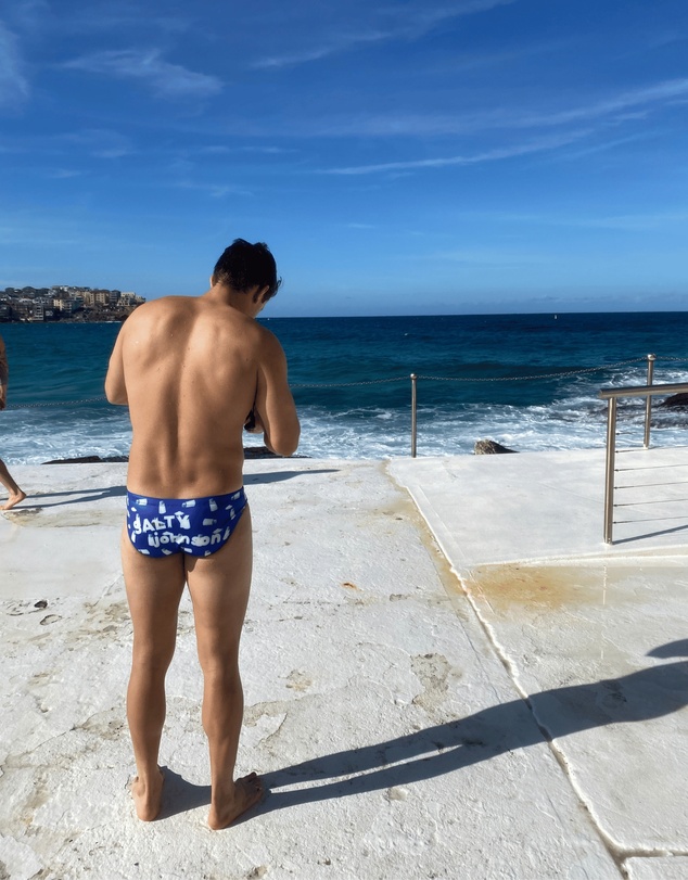 Salty Johnson - Shakers Brief Blue