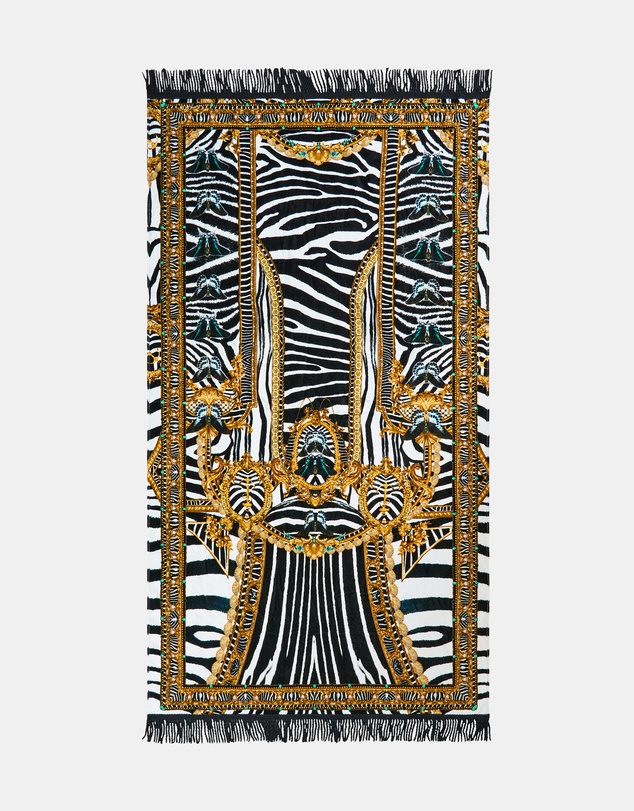 Camilla - Zig Zag Zoo Beach Towel