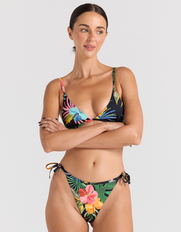 Poolside Paradiso - Kauai Skimpy String Tie Bikini Bottom - Tropical