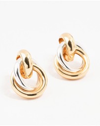 Lovisa - Mixed Metals Vintage Stud Earrings
