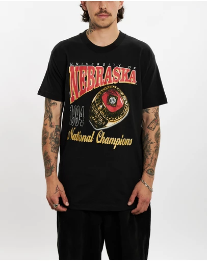 Vintage by The Real Deal - Pre Loved - 1994 University of Nebraska 'Champions' Tee