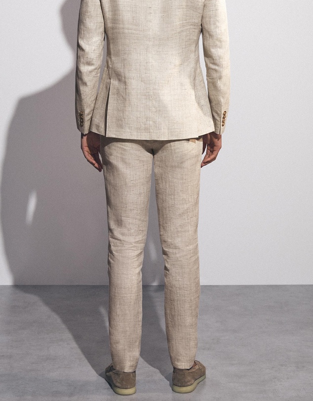 REISS - Bloomfield Linen Trousers