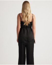 Decjuba - Laine Square Neck Lace Top