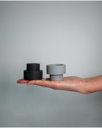 porter green - flipp sml silicone unbreakable candle holder set
