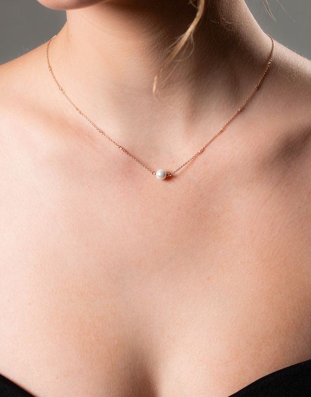 Georgini - Globe Rose Gold Necklace