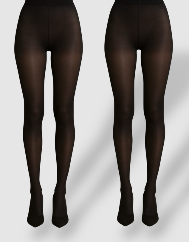 High Heel Jungle - Sculpt 40 Denier Opaque Tights – 2 Pack