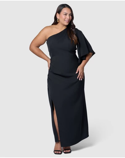 Pink Dusk by Curve Project - Angel Eyes Maxi Dress