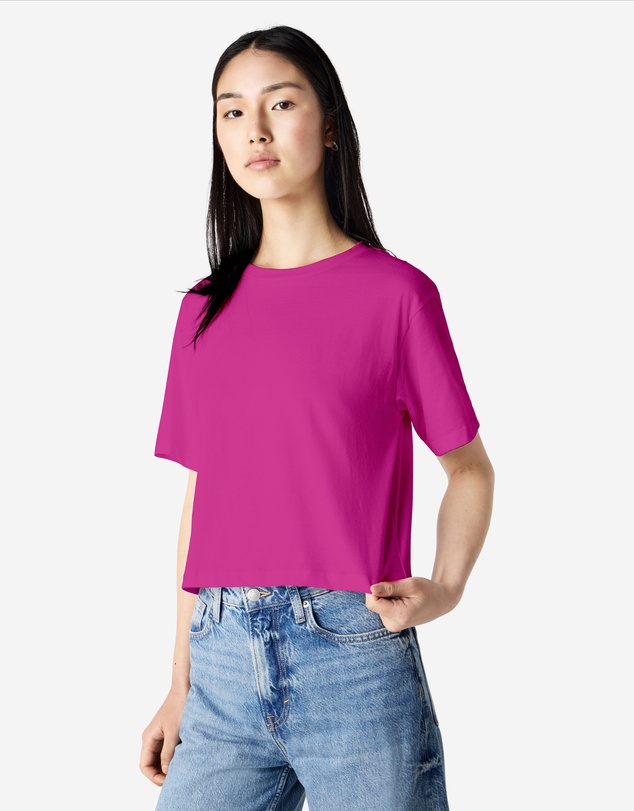 American Apparel - Women's Fine Jersey Boxy T-Shirt