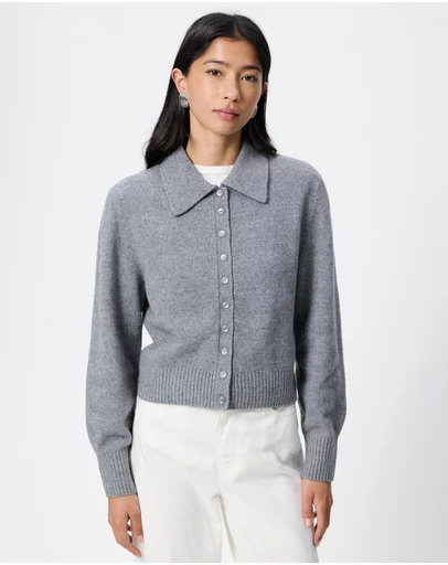 & Other Stories - Knitted Collar Cardigan