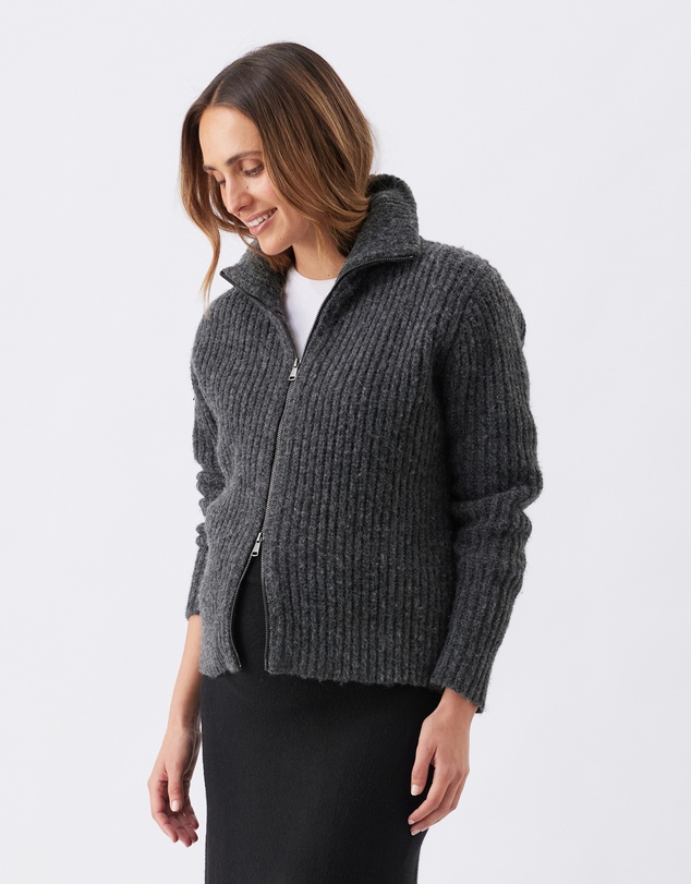 Ripe Maternity - Layla Zip Through Knit