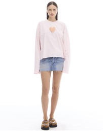 THE TALES - We Love Velvet Heart Long Sleeve Tee