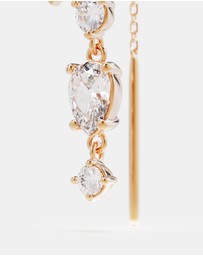 By Charlotte - Lotus Rain Thread Earrings