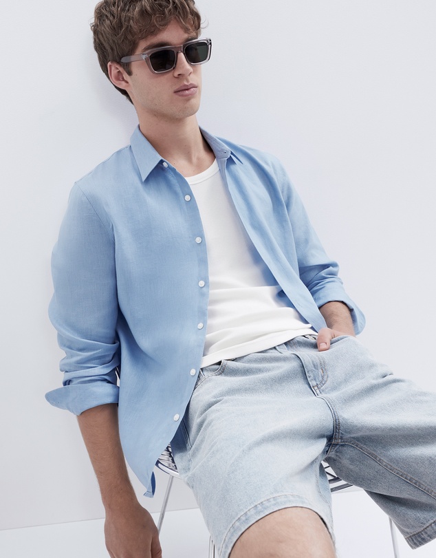 UNISON - Linen Regular Fit Shirt