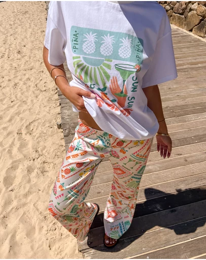 Beginning Boutique - Jaz Dolce Vita Print Tee