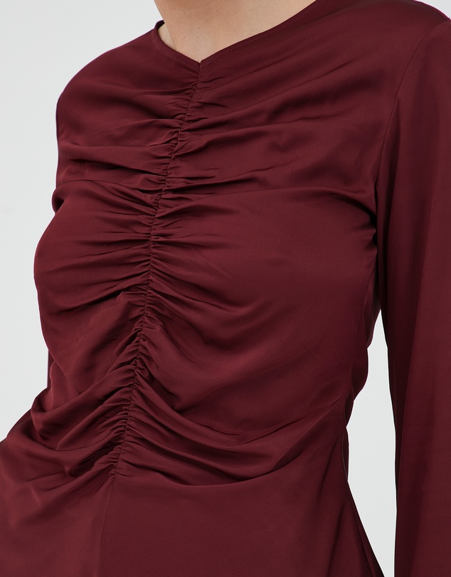 Third Form - Allure Gathered Long Sleeve Top