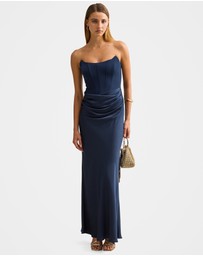 Forever New - Isra Drape Strapless Maxi Dress