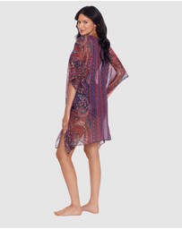 Miraclesuit Swimwear  - Dynasty Sheer Chiffon Caftan Beach Cover Up