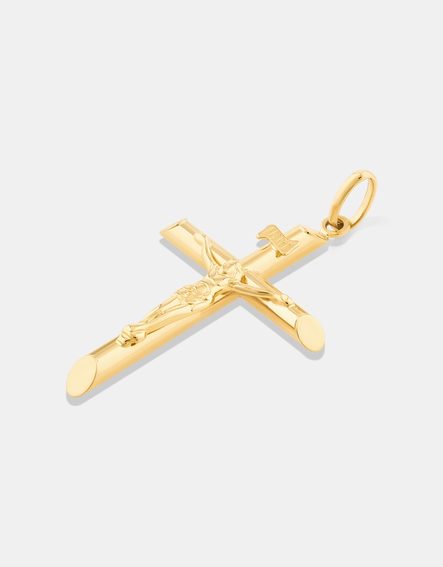 Michael Hill - Crucifix Cross Pendant in 10kt Yellow Gold