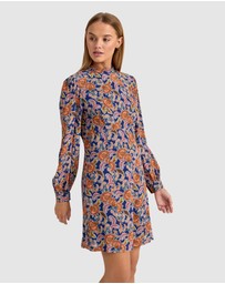 Oxford - Corelia Floral Print Long Sleeve Dress