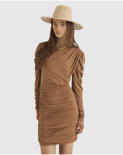 Zerafima - Jersey Gathered Dress