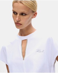 Karl Lagerfeld - Embellished Relaxed T-Shirt