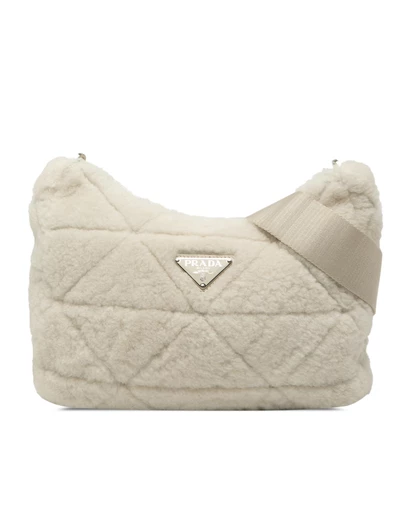 Pre-Loved by Azura Reborn - Pre-Loved Quilted Shearling Padded Crossbody