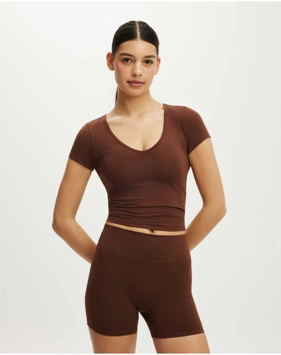 Cotton On Body Active - Ultra Soft Scoop Neck Fitted Tshirt