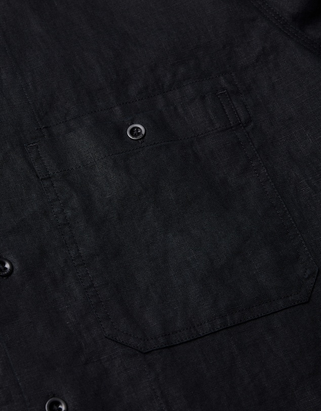 Calibre - Washed Linen Shirt Black