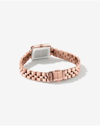 Michael Hill - Women's 0.20 Carat TW Diamond Bezel Watch in Rose Tone Stainless Steel