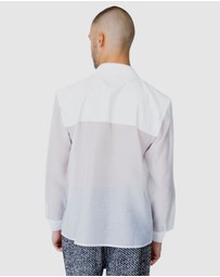 Justin Cassin - Isaiah Collared Sheer Shirt