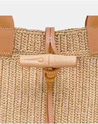 Longchamp - Le Roseau Raphia Top Handle Bag