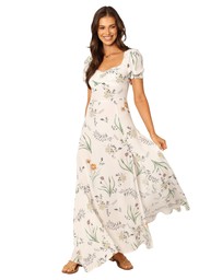 Petal & Pup - Franklin Maxi Dress - White Floral