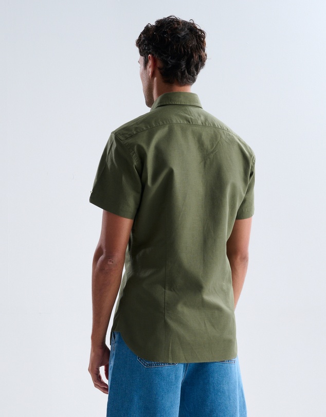 3 Wise Men - 3 Wise Men Sandbar Linen Short Sleeve Shirt