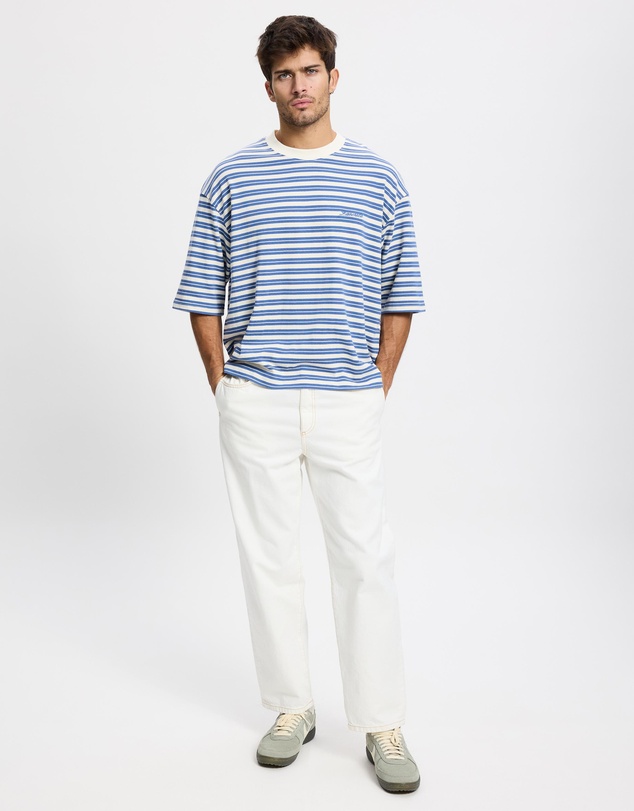Zanerobe - Stripe Crop Flow Tee