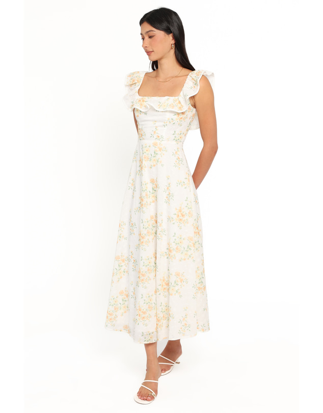 Petal & Pup - Lucille Maxi Dress - Yellow Floral