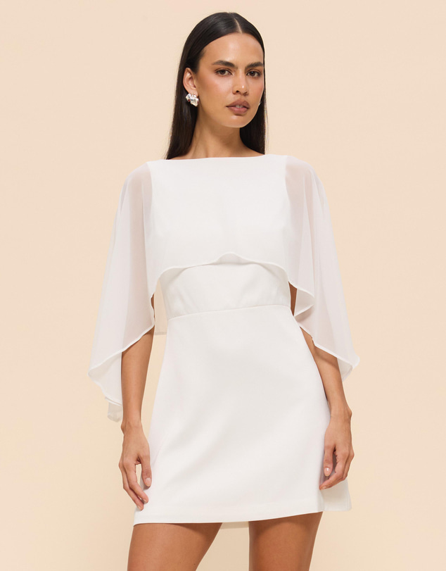 CHANCERY - Nicole Cape Mini Dress