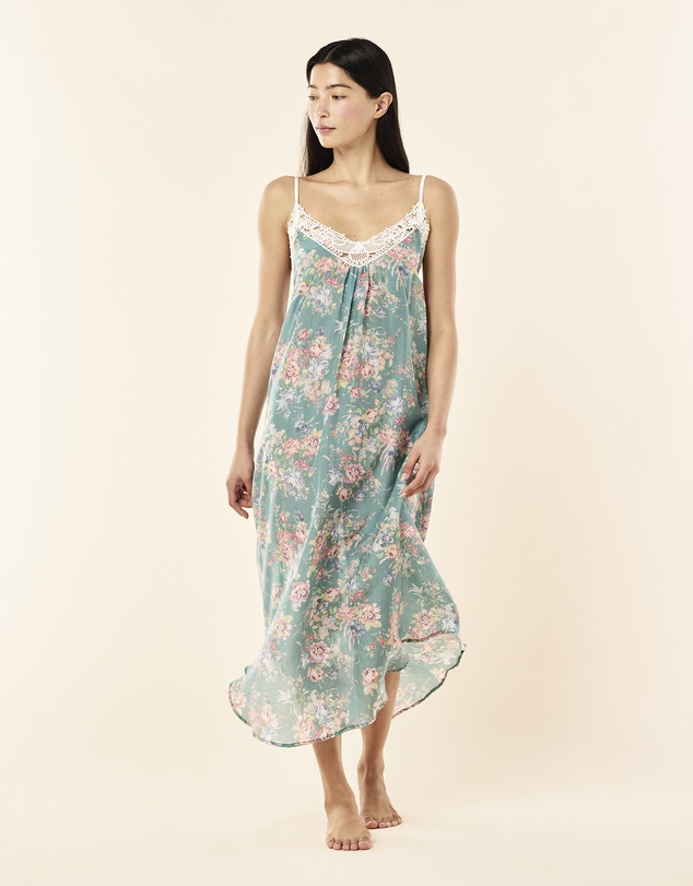Papinelle - Elise Lace Front Maxi Nightie
