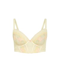 City Chic - Amelie Underwire Longline Bra - Lemonade