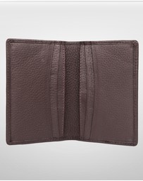 DENTS - RFID Pebble Grain Leather Credit Card Holder Minimalist