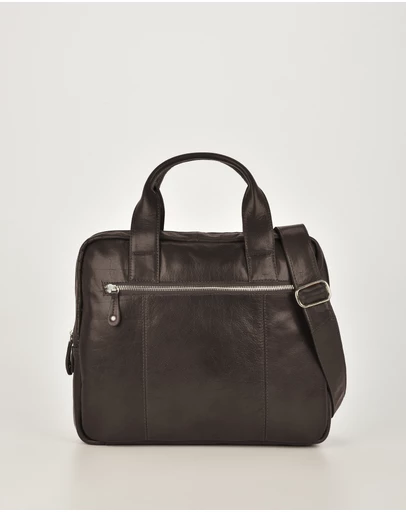 Cobb & Co - Turner Leather Laptop Satchel