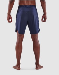 SKINS - SKINS Men's 3-Series Activewear X-Fit Shorts Navy Blue