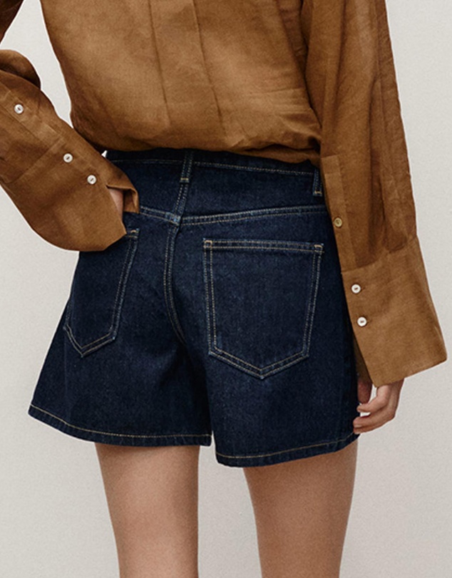 M.N.G - High-Rise Denim Shorts