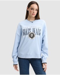 GUESS - GUESS JEANS Oversized Vintage Sweatshirt