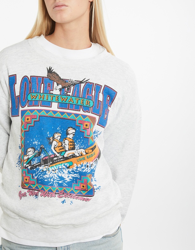 Vintage by The Real Deal - Pre Loved - Vintage 90s Lone Eagle Whitewater Sweatshirt
