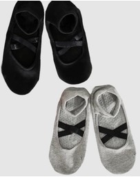 High Heel Jungle - Pilates Grip Socks - 2 Pack