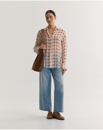 Oxford - Mia Printed Shirt