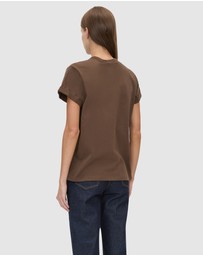 C&M CAMILLA AND MARC - Maren Logo Roll Sleeve Tee