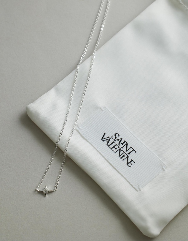 SAINT VALENTINE - Starburst Necklace - Silver